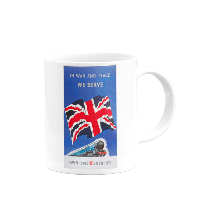 In War And Peace We Serve Mug