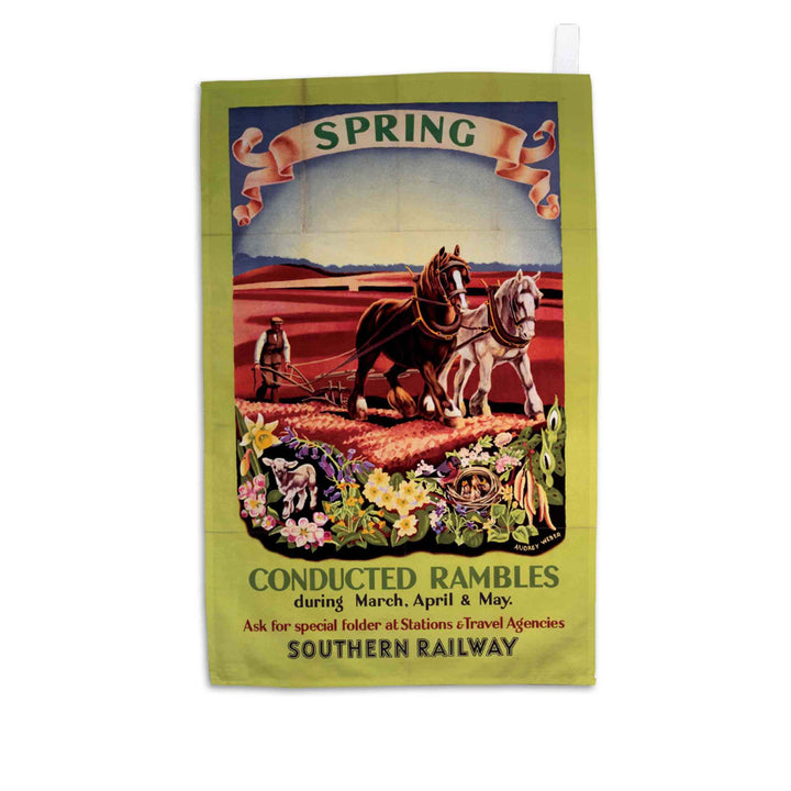 Spring - Conducted Rambles - Tea Towel