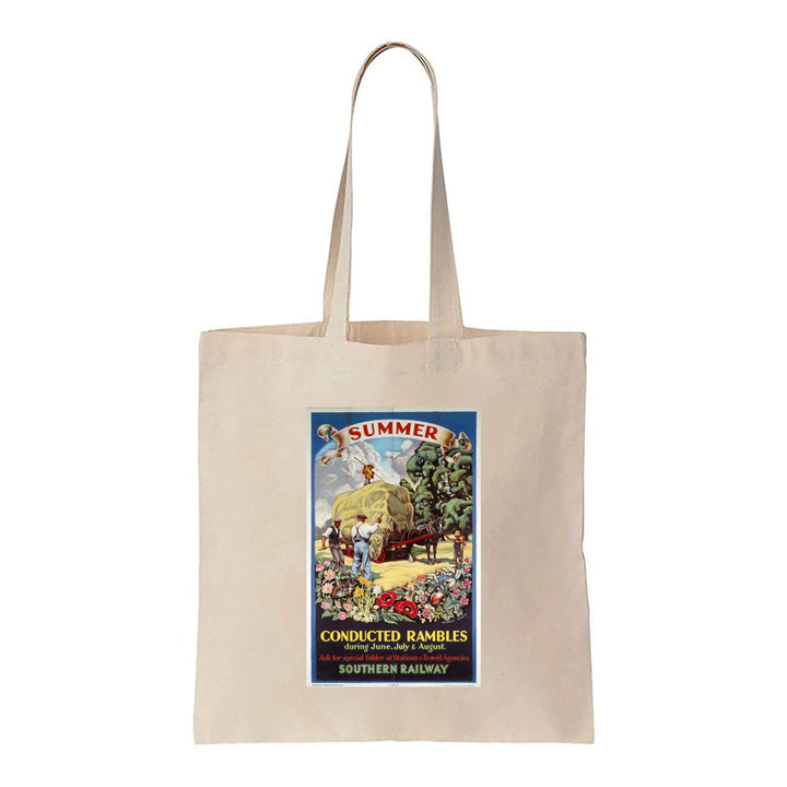 Summer - Conducted Rambles - Canvas Tote Bag