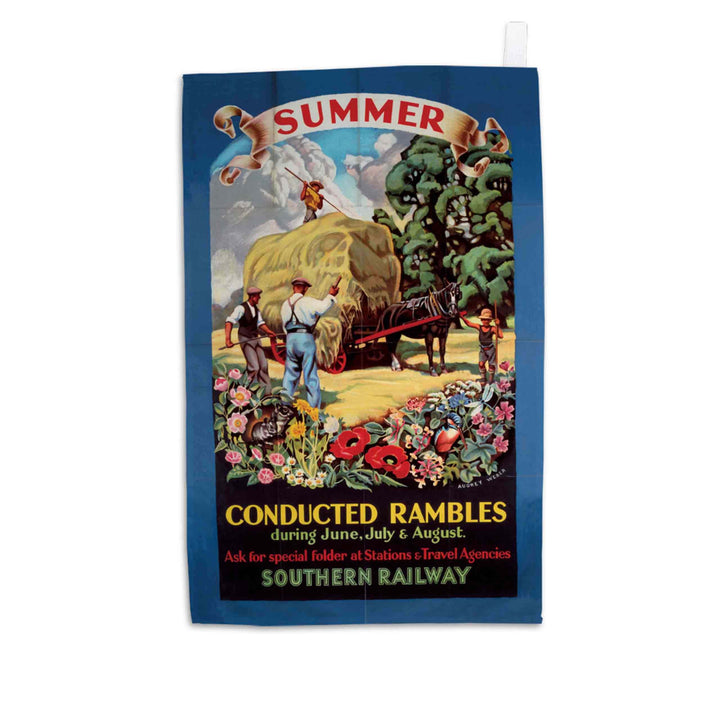 Summer - Conducted Rambles - Tea Towel