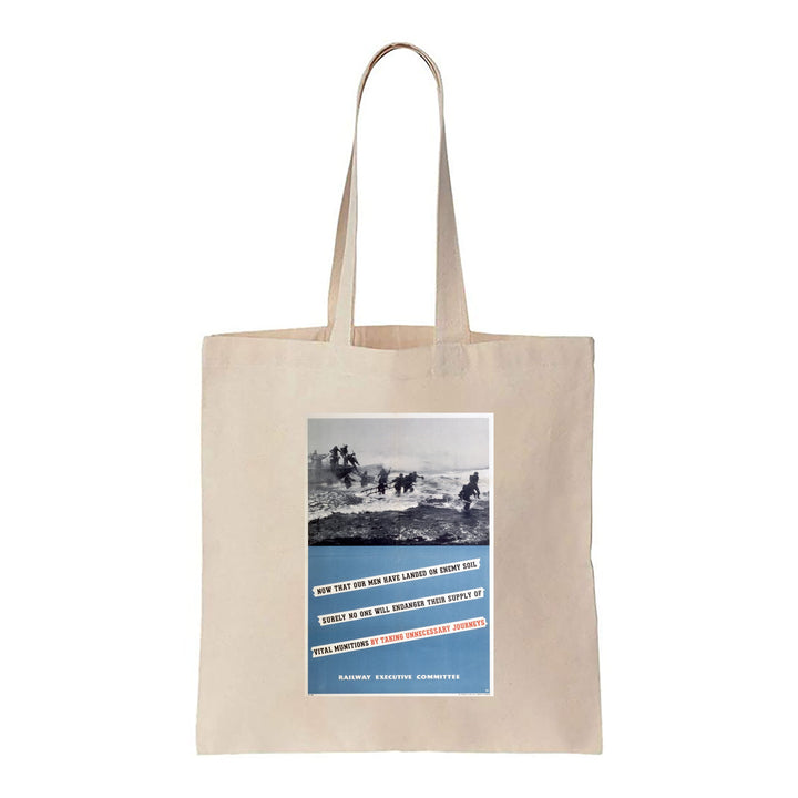 No Unnecessary Journeys - Canvas Tote Bag