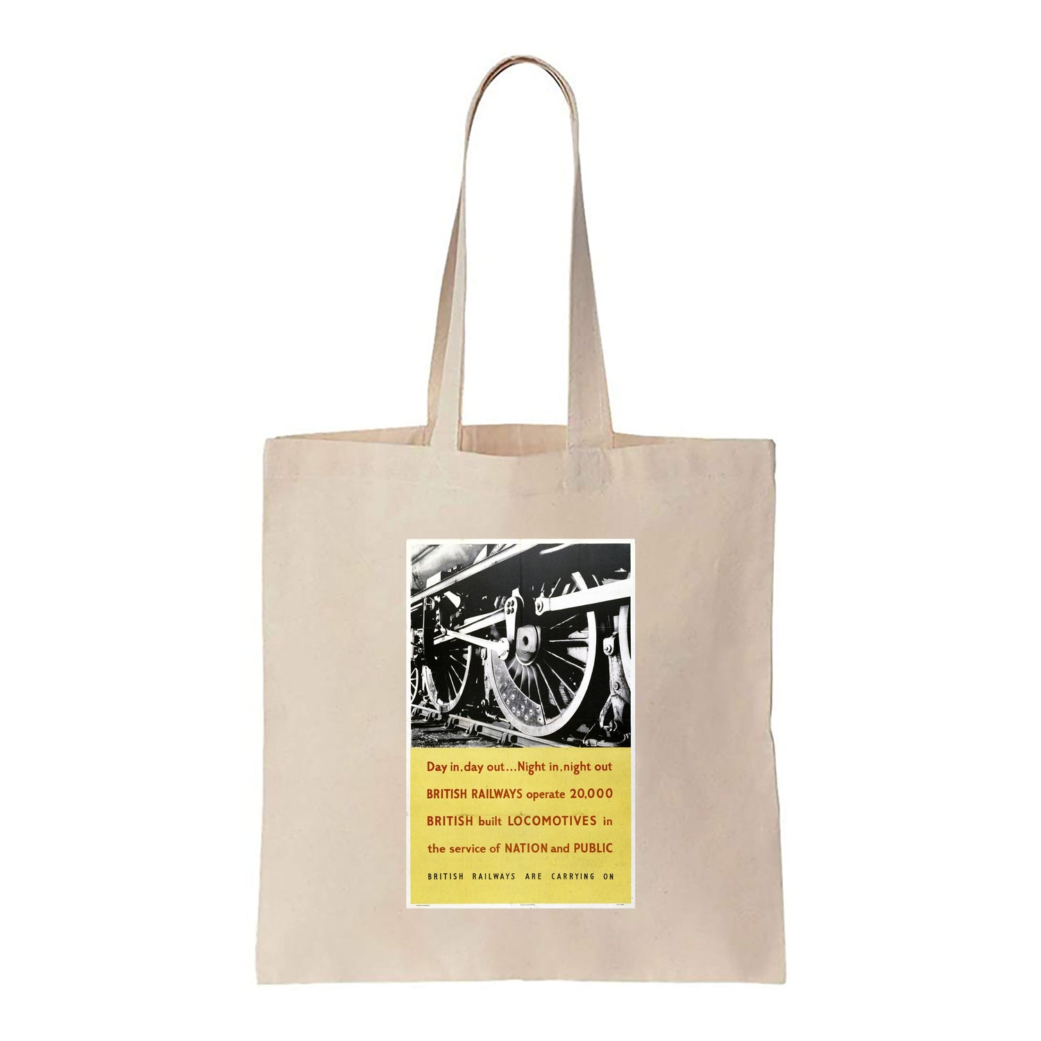 British Railways Are Carrying On - Canvas Tote Bag