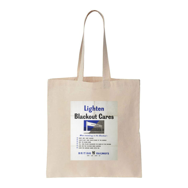 Lighten Blackout Cares - Canvas Tote Bag