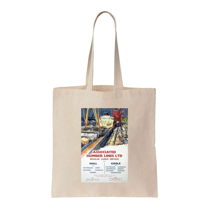 Regular Cargo Service between Hull and Goole - Canvas Tote Bag