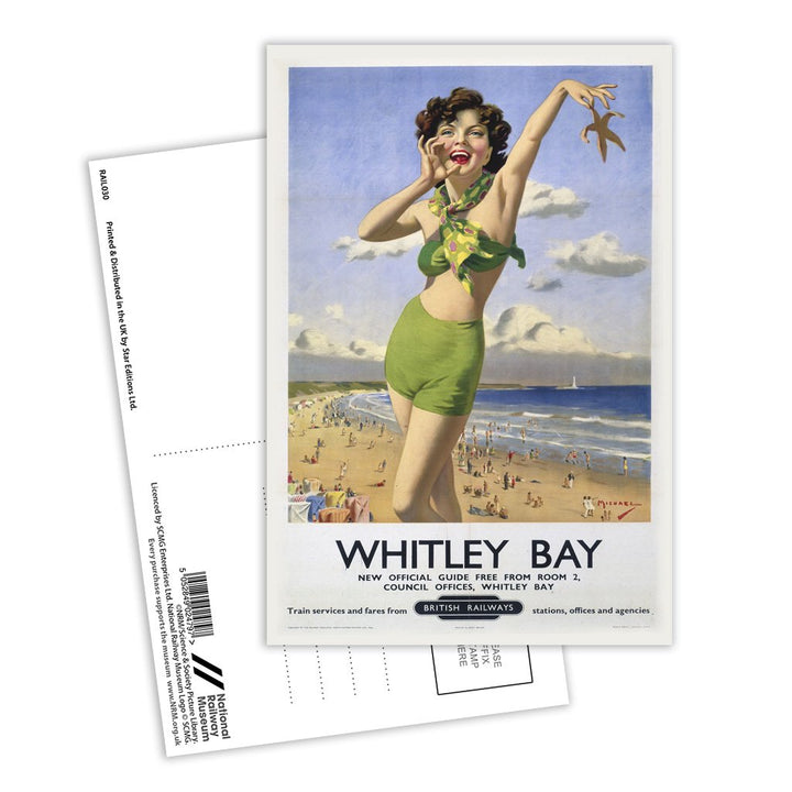 Whitley Bay Postcard Pack of 8