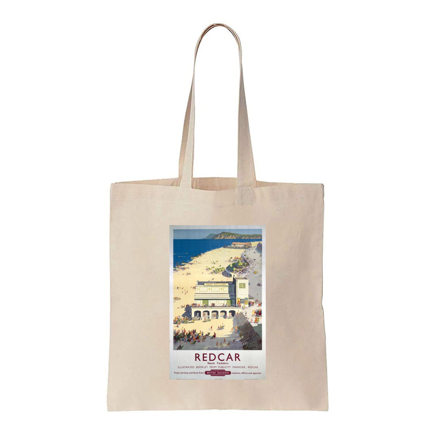 Redcar, North Yorkshire - Canvas Tote Bag