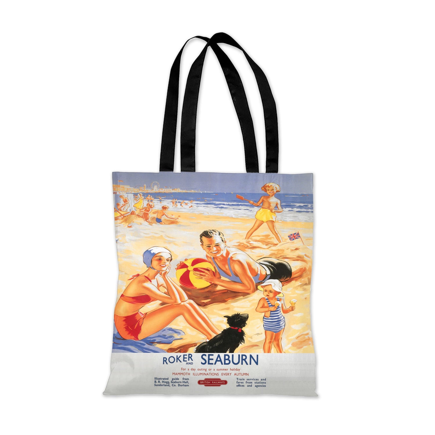 Roker and Seaburn - Edge to Edge Tote Bag