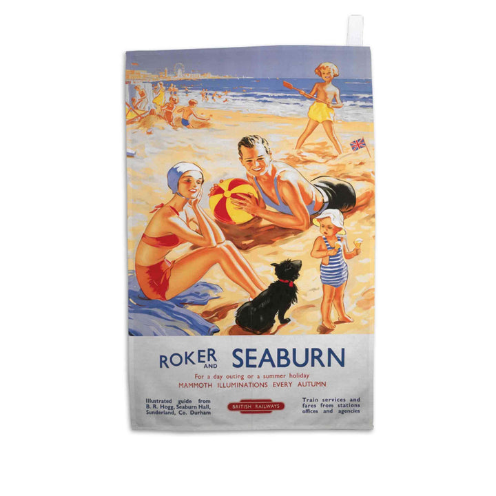 Roker and Seaburn - Tea Towel