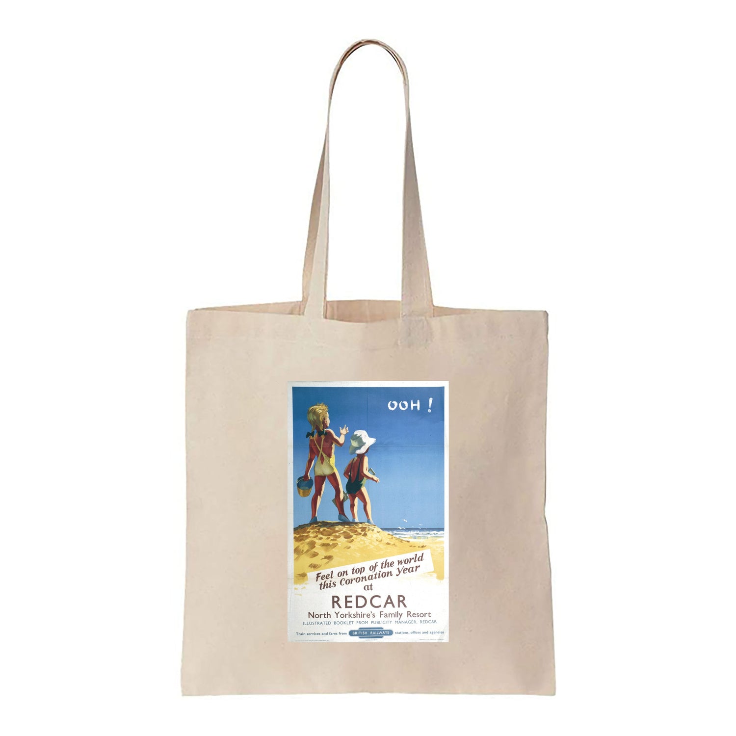 Redcar - North Yorkshire's Family Resort - Canvas Tote Bag