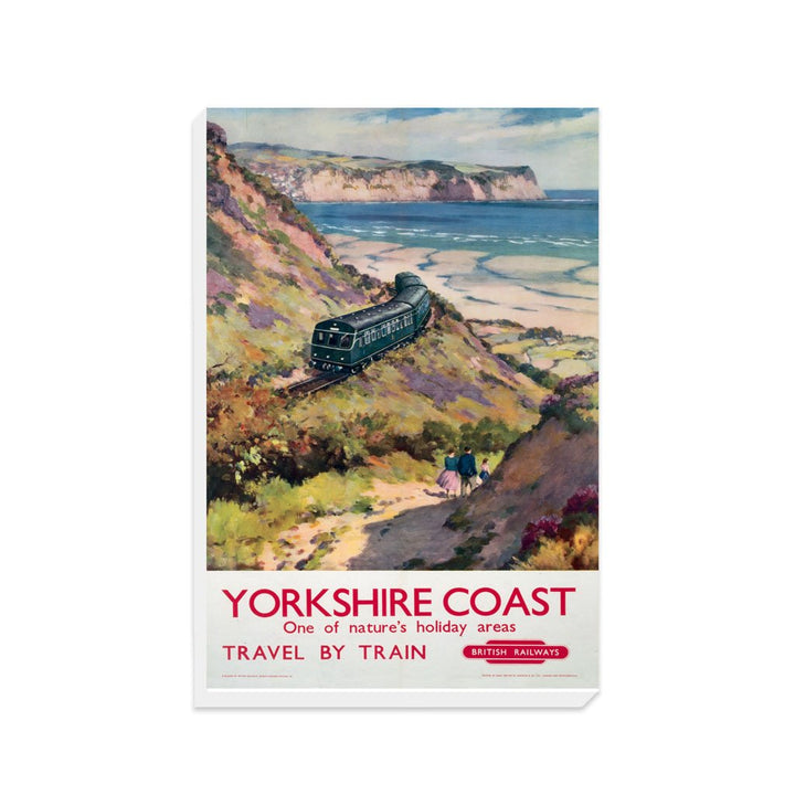 Yorkshire Coast, Travel By Train - Canvas