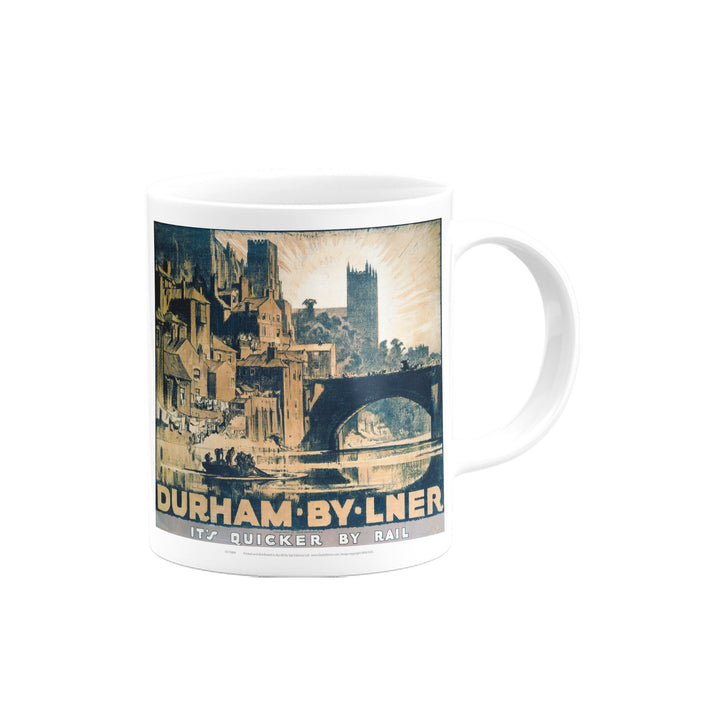 Durham By LNER, It's Quicker By Rail Mug