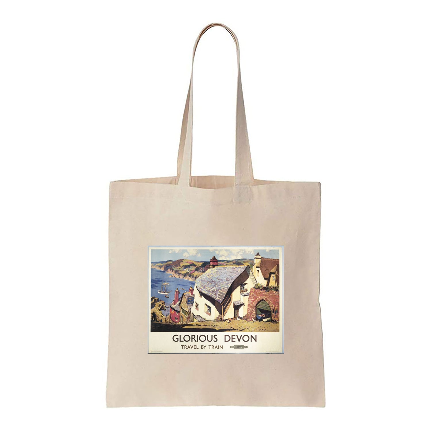 Glorious Devon, Travel By Train - Canvas Tote Bag