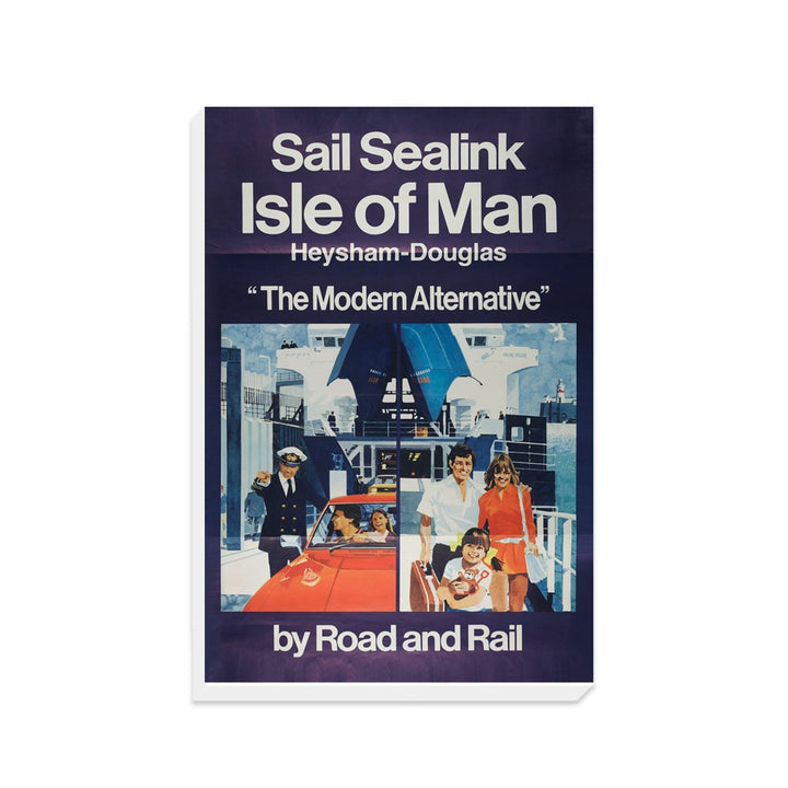 British Railway Poster. Central Publicity Unit for Sealink Ltd. 1980 - Canvas