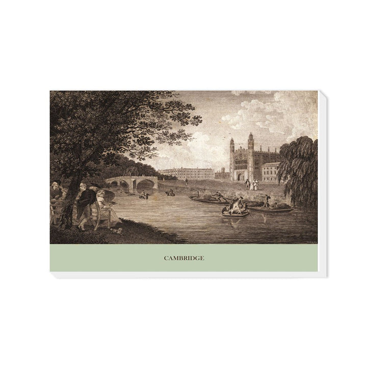 Engraved River Cam, Cambridge - Canvas