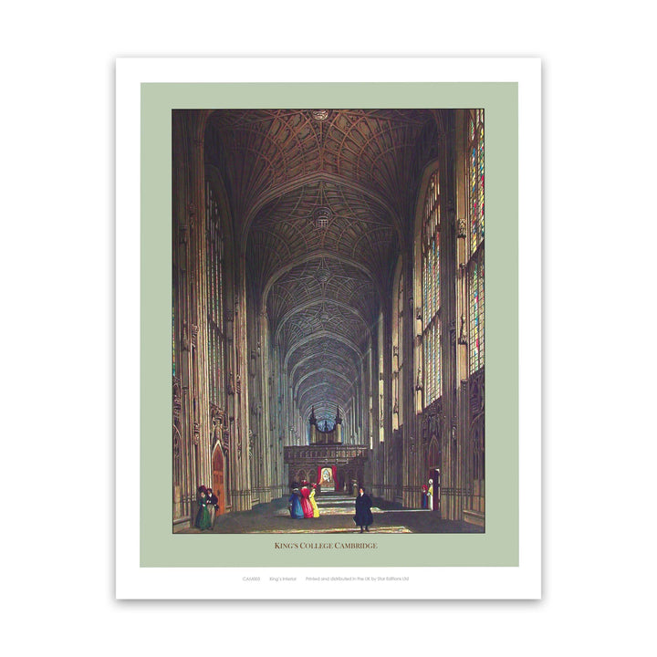 Inside King's College Art Print