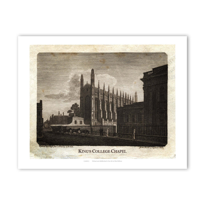 King's College Chapel Art Print