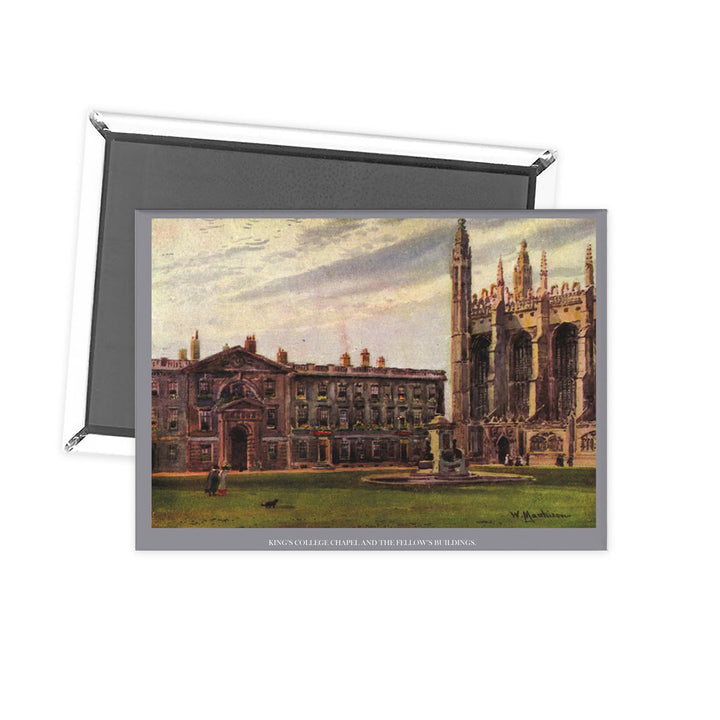 King's College Chapel and the Fellow's Building Fridge Magnet