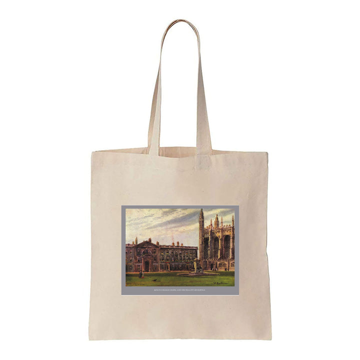 King's College Chapel and the Fellow's Building - Canvas Tote Bag