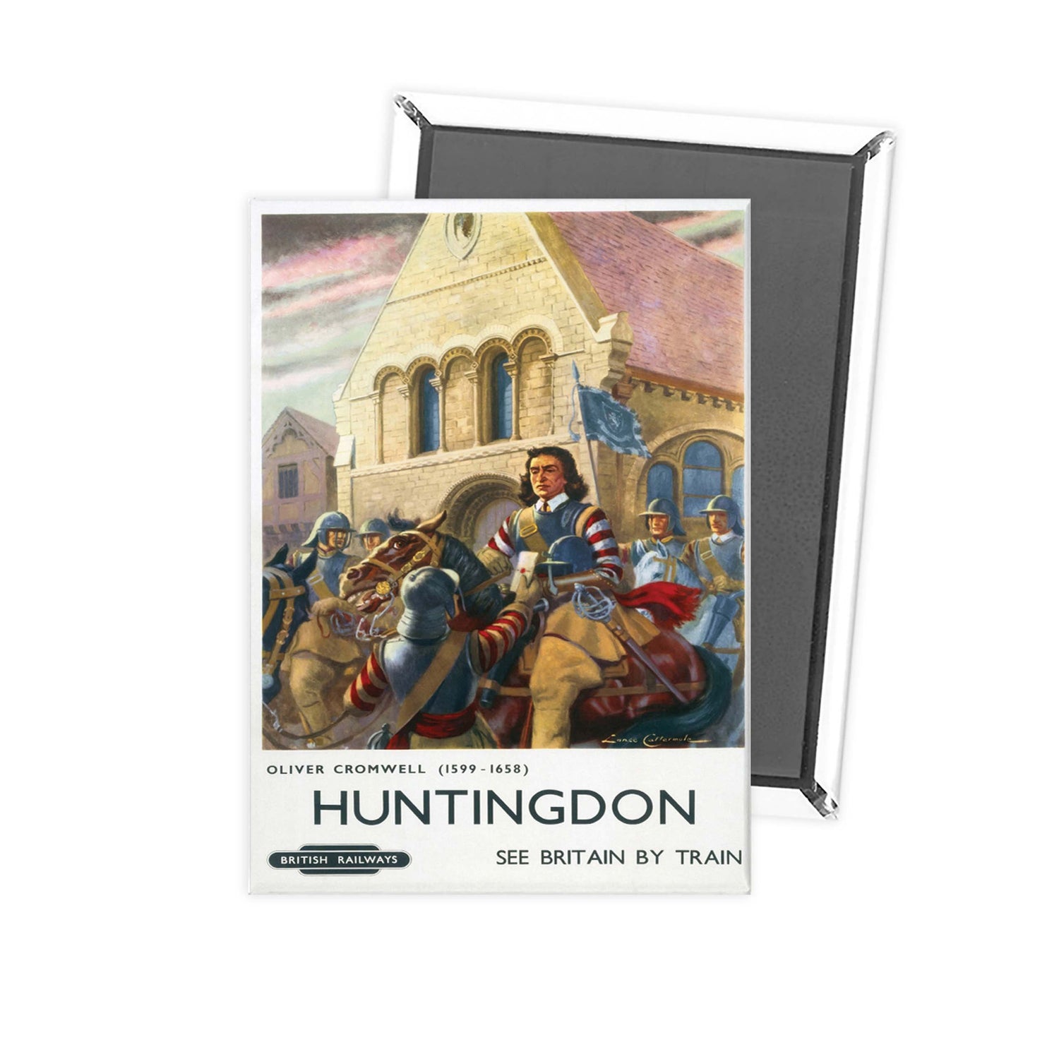 Oliver Cromwell Huntingdon Fridge Magnet