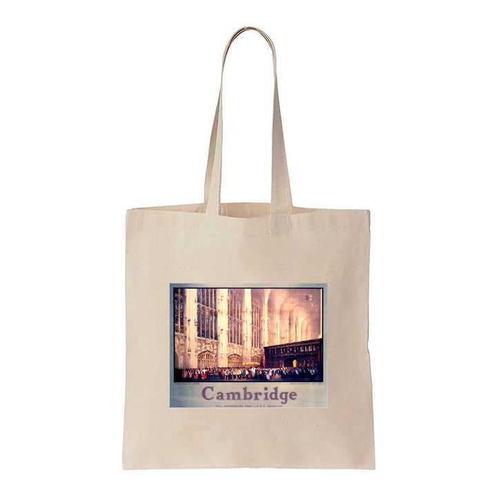 Queen Elizabeth's Visit to King's College - Canvas Tote Bag