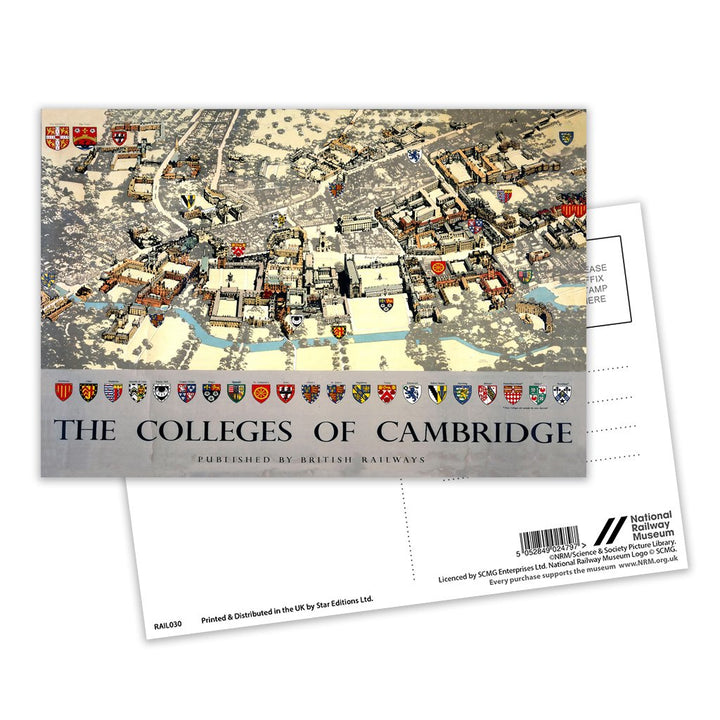 The Colleges of Cambridge Postcard Pack of 8