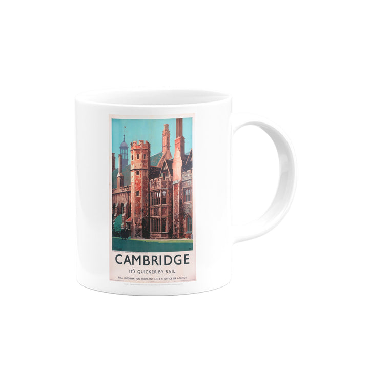 Cambridge it's Quicker by Rail - Peterhouse Mug