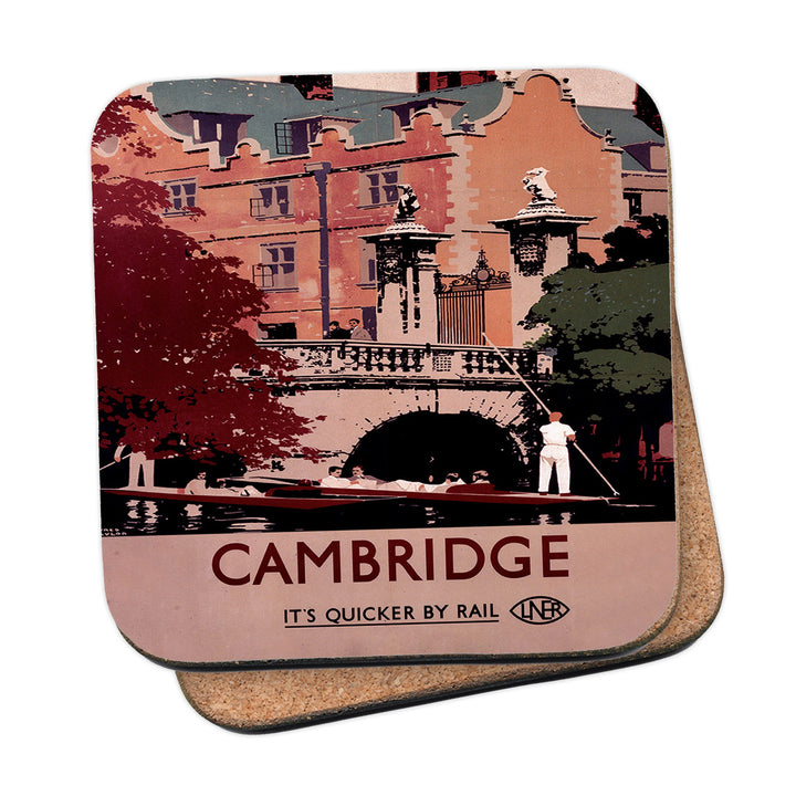 Cambridge it's Quicker by Rail - Punting Coaster