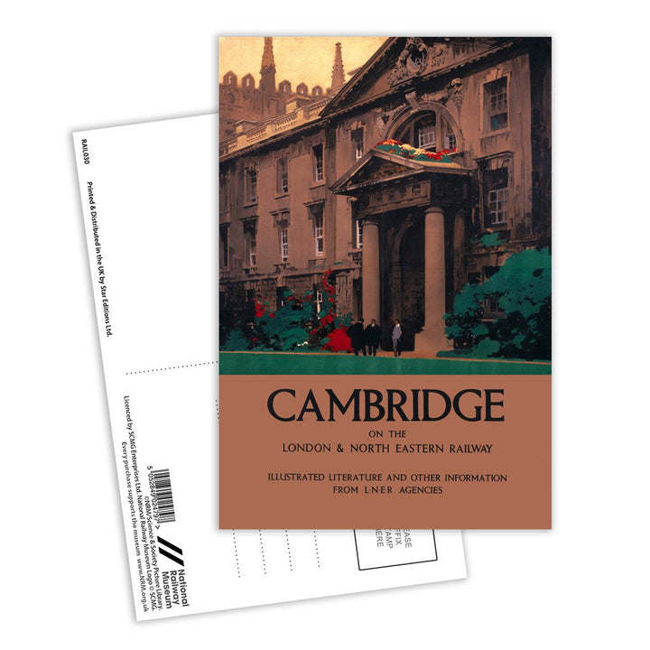 Cambridge on London and North Eastern Railway Postcard Pack of 8
