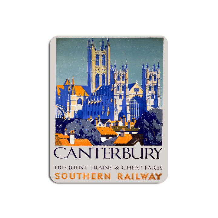 Canterbury Frequent Trains and Cheap Fares - Mouse Mat