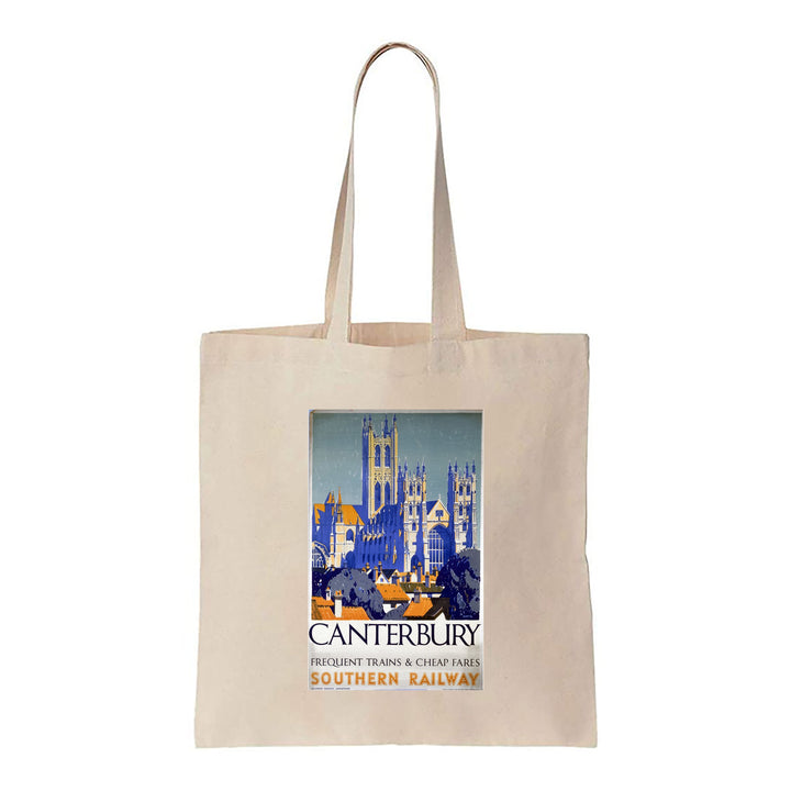 Canterbury Frequent Trains and Cheap Fares - Canvas Tote Bag