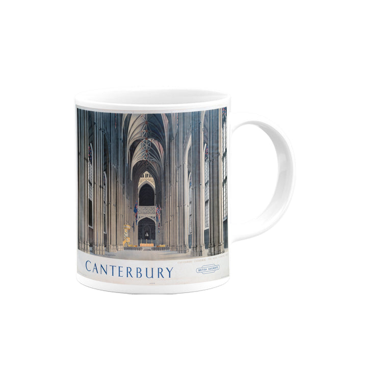 Canterbury Cathedral - The Nave Looking East Mug