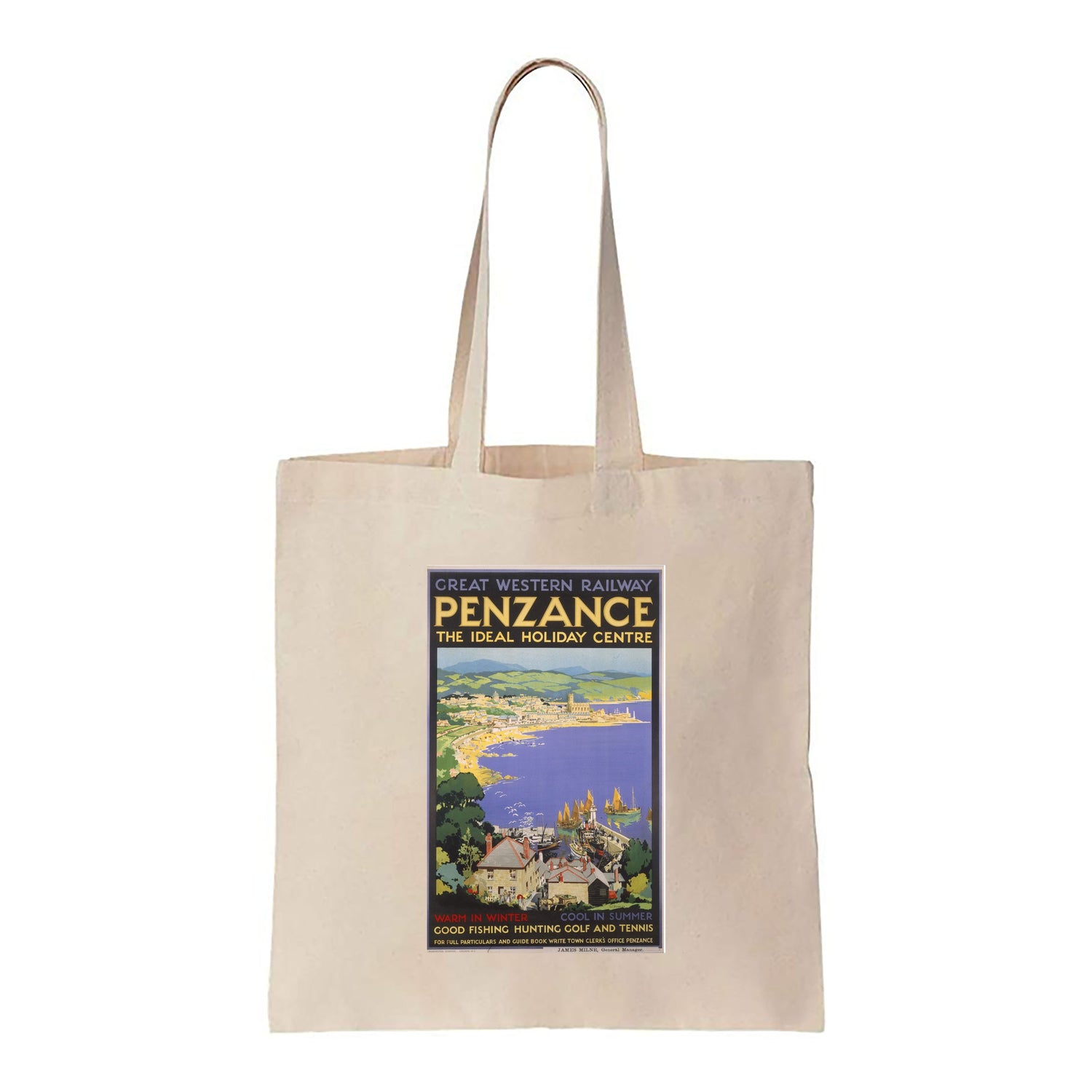 Penzance The Ideal Holiday Centre - Canvas Tote Bag