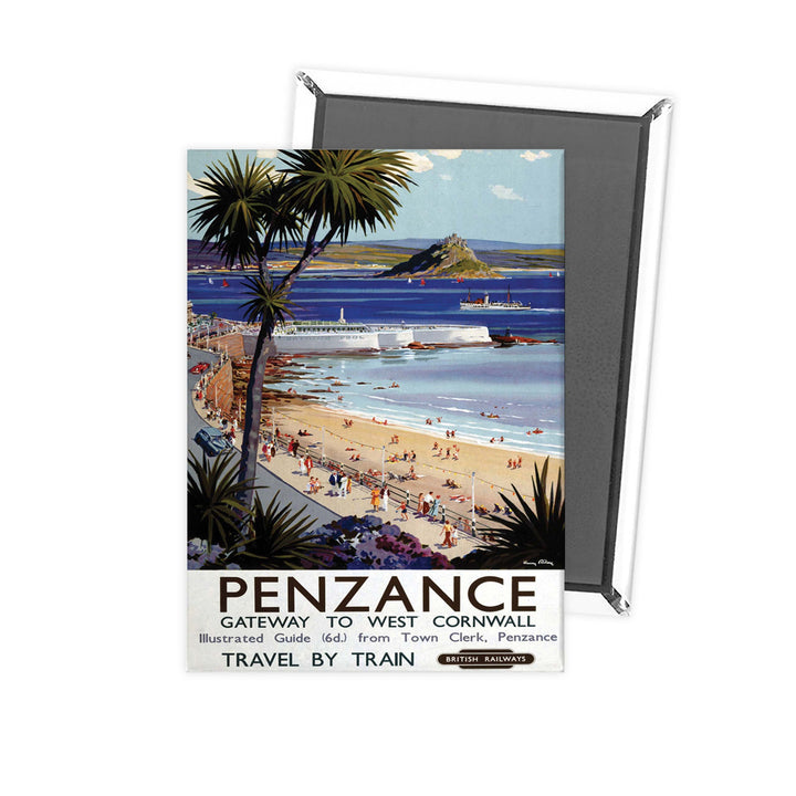 Penzance Gateway to West Cornwall Fridge Magnet