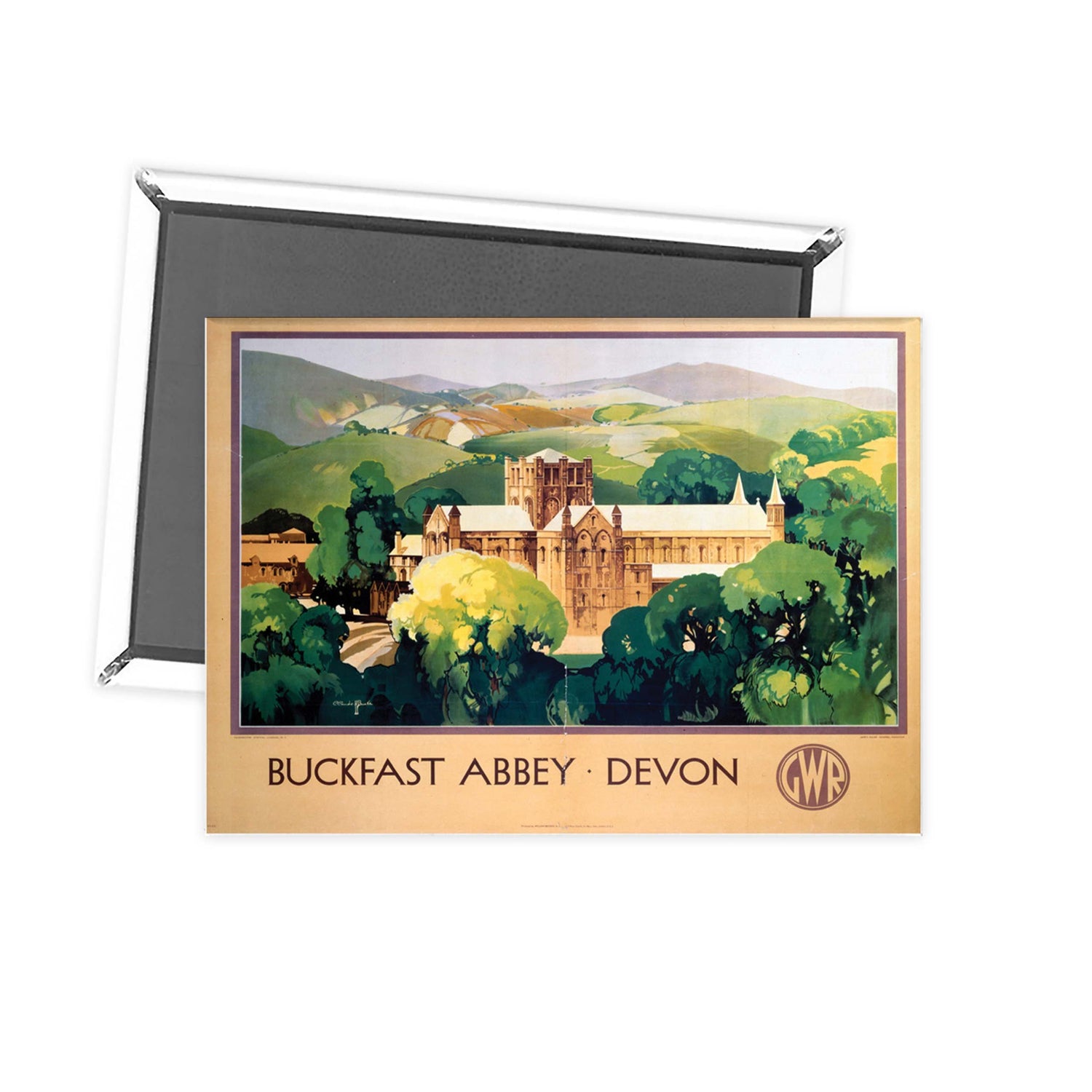 Buckfast Abbey Devon Fridge Magnet