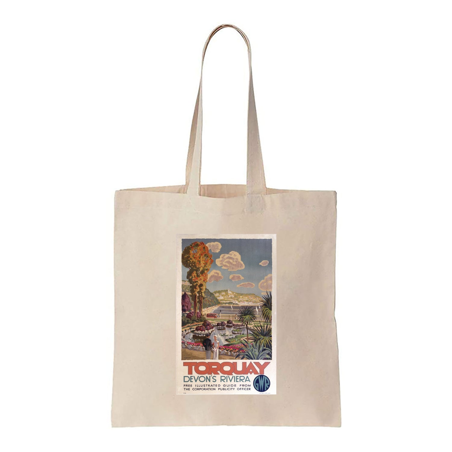Torquay Devon's Riviera - Canvas Tote Bag