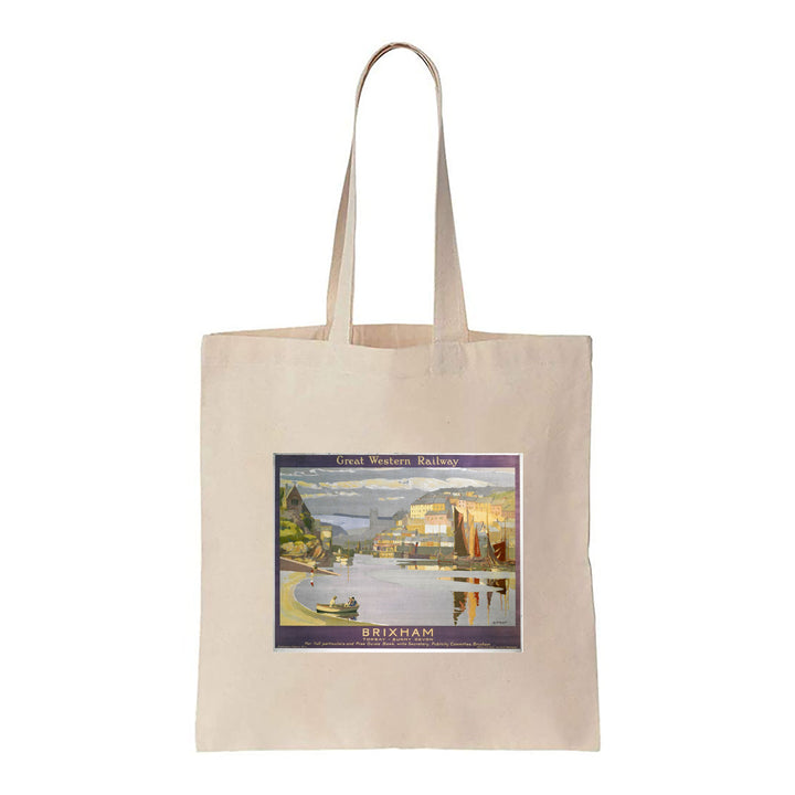 Brixham, Torbay - Sunny Devon - Canvas Tote Bag