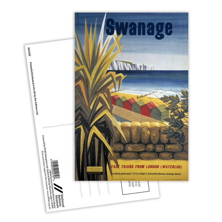 Swanage Postcard Pack of 8