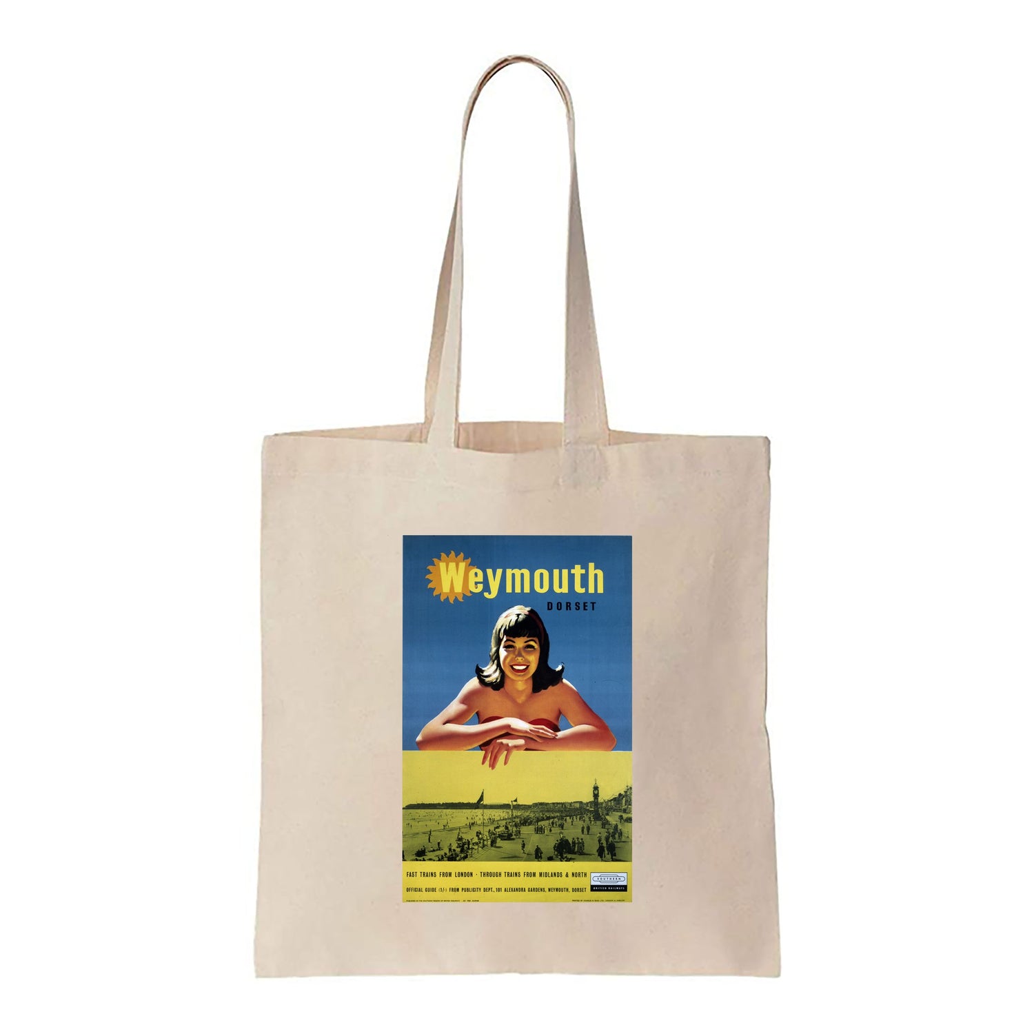 Weymouth, Dorset - Canvas Tote Bag
