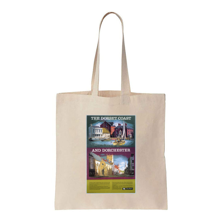 The Dorset Coast and Dorchester - Canvas Tote Bag