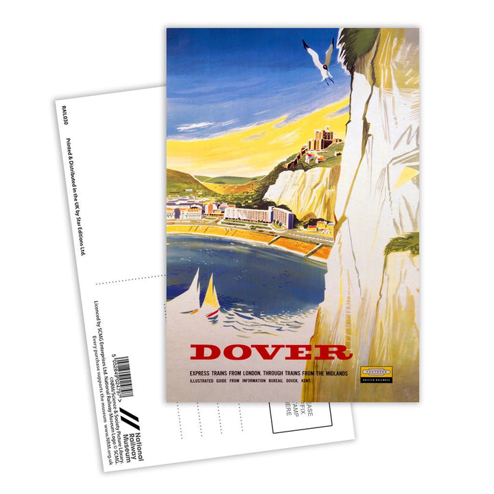 Dover Cliff Postcard Pack of 8