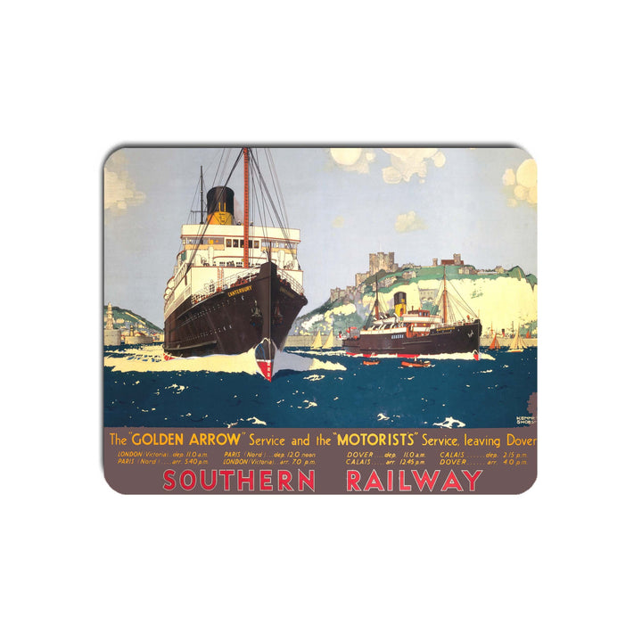 Southern Railway Ships, The Golden Arrow and the Motorists - Mouse Mat