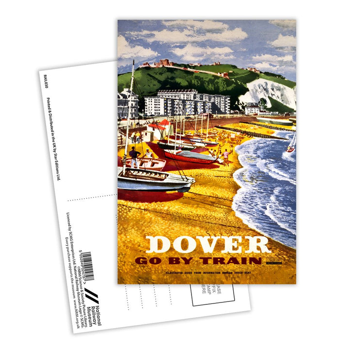 Dover - Go By Train Postcard Pack of 8