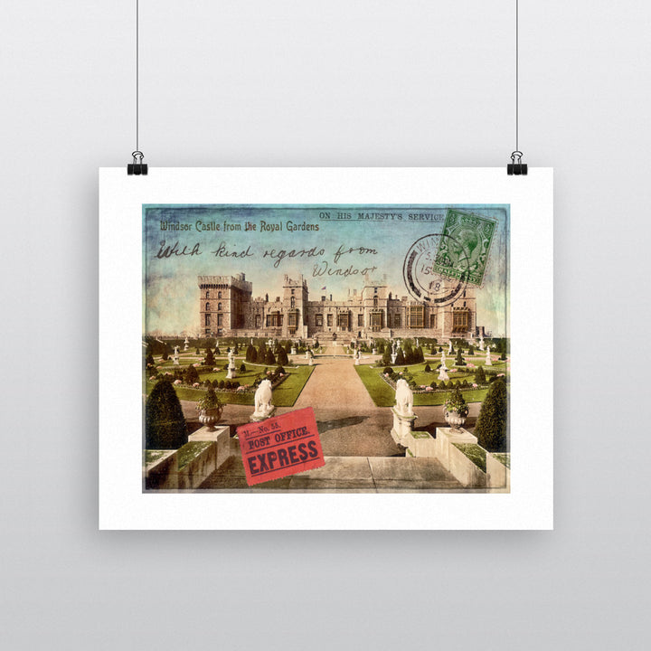 Windsor Castle 90x120cm Fine Art Print