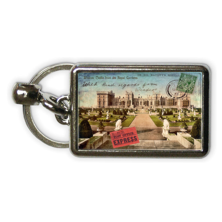 Windsor Castle Metal Keyring