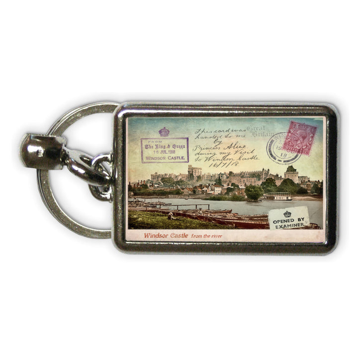 Windsor Castle Metal Keyring