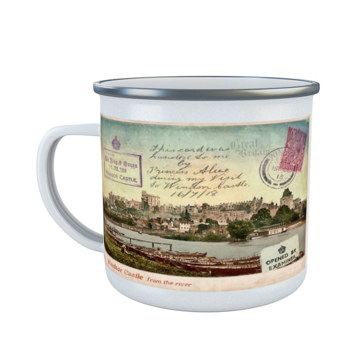 Windsor Castle Enamel Mug