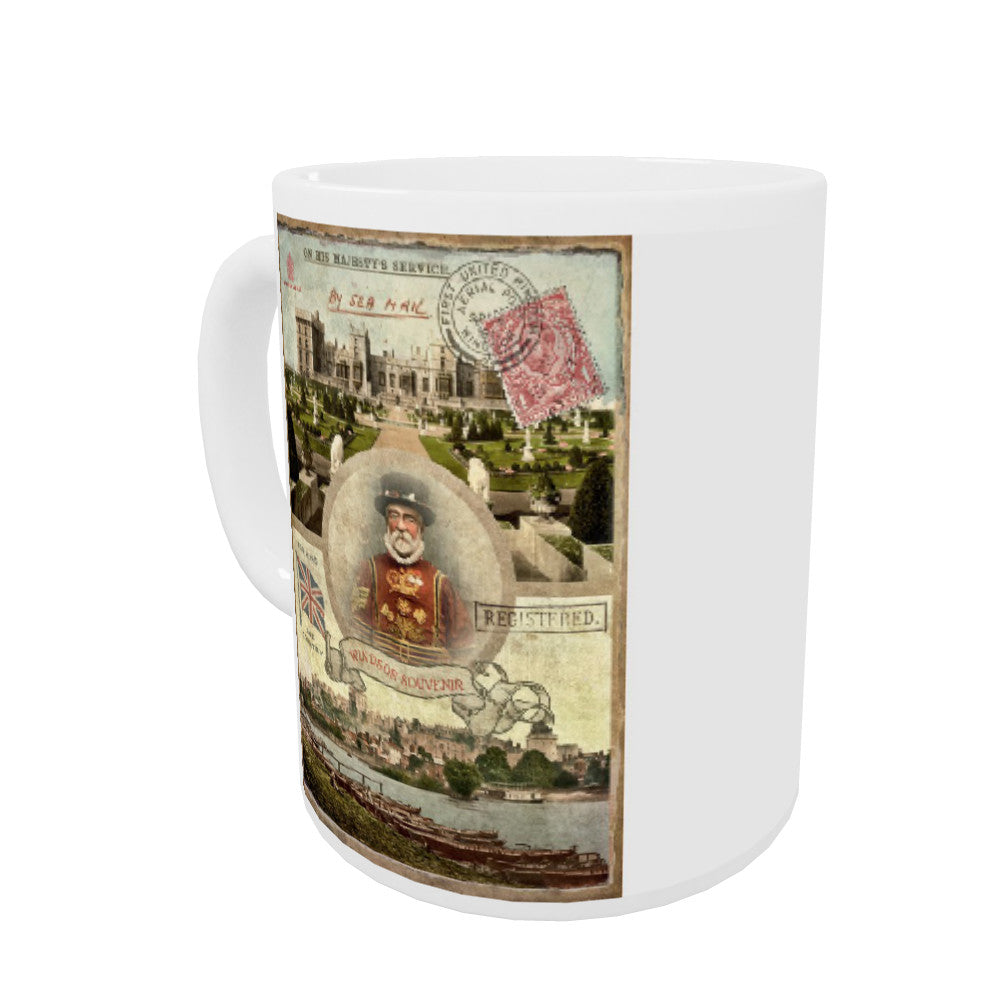 Windsor Castle Coloured Insert Mug