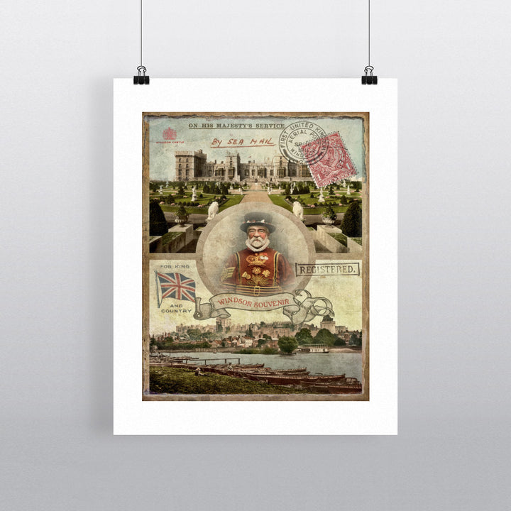 Windsor Castle 90x120cm Fine Art Print