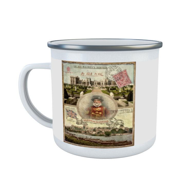 Windsor Castle Enamel Mug