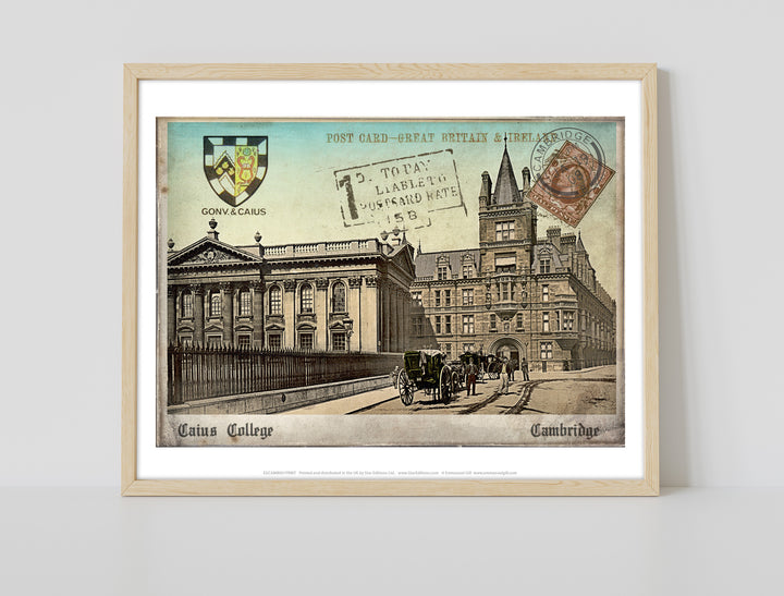 Caius College, Cambridge - Art Print